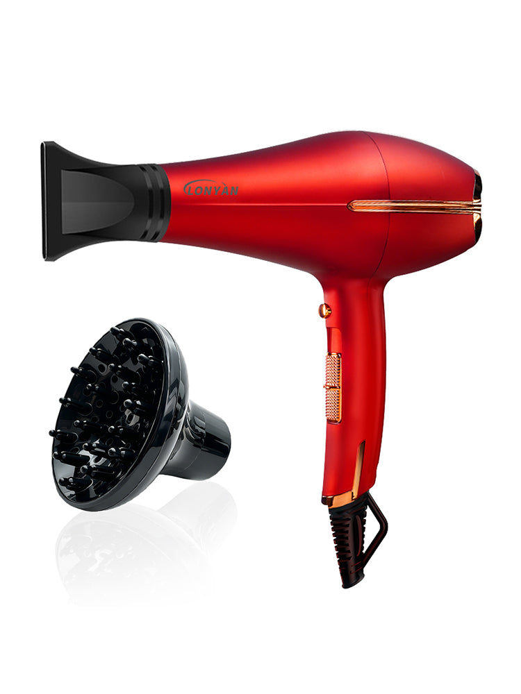 Secador de Cabelo Profissional T33 2500W LONYAN com Concentrador