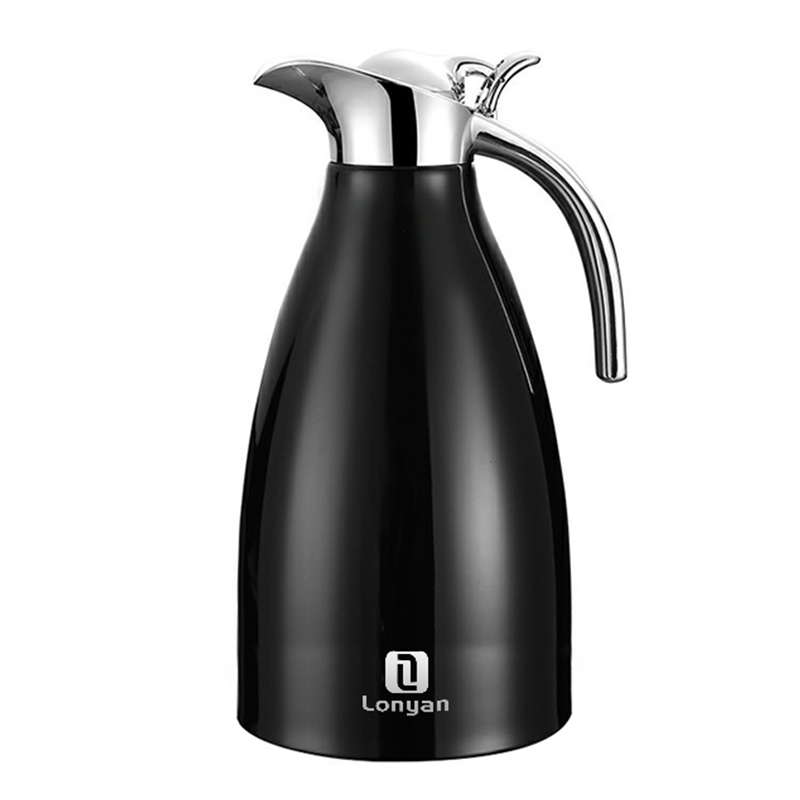 Garrafa Térmica 2l Aço Inox Mantém Quente E Frio Café Chás — LONYAN — Vista lateral