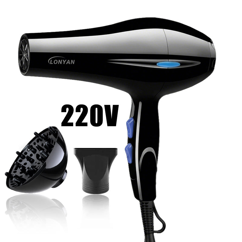Secador de Cabelo LONYAN 800W Motor CC Íons Negativos com Difusor — LONYAN — Acabamento e textura