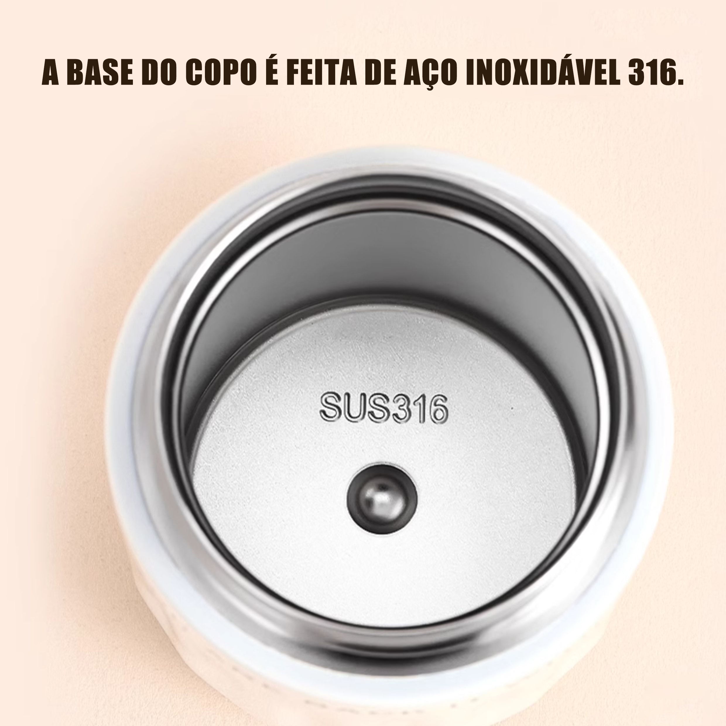 Copo Térmico 220ml Mantém Quente E Frio Dupla Aço Inox — LONYAN — Design retrô vintage
