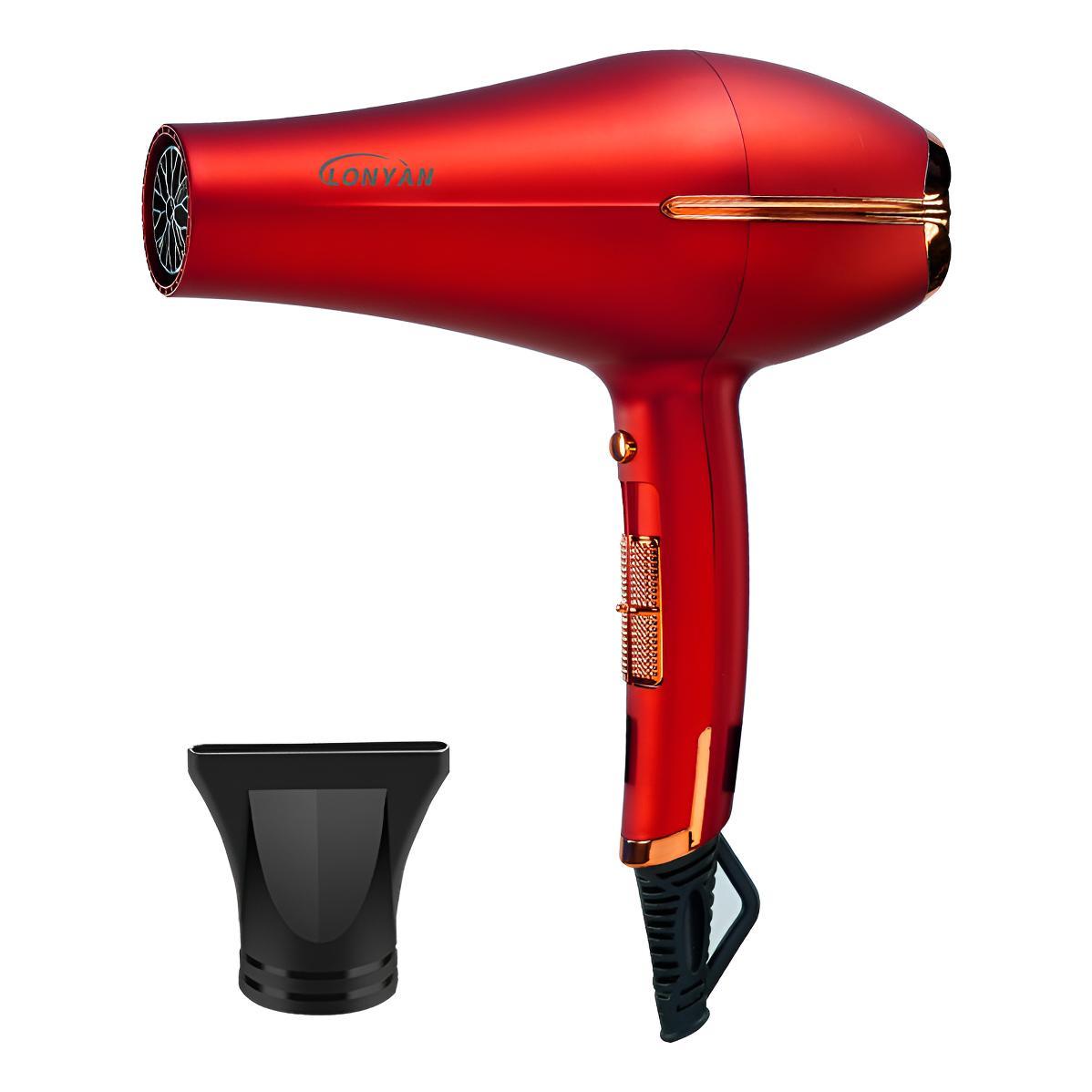 Secador de Cabelo Profissional T33 2500W com Concentrador — LONYAN — Embalagem