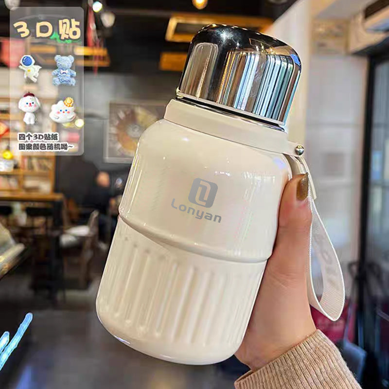 Garrafa Térmica 600ml Aço Inox Quente e Frio Viagem Academia — LONYAN — Embalagem