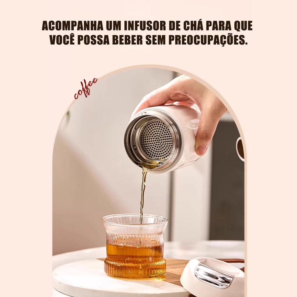Copo Térmico 220ml Mantém Quente E Frio Dupla Aço Inox — LONYAN — Modo de uso