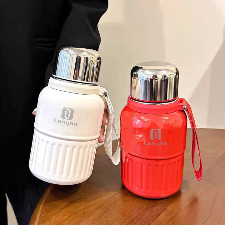 Garrafa Térmica 600ml Aço Inox Quente e Frio Viagem Academia — LONYAN — Modo de uso