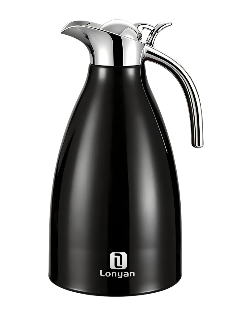 Garrafa Térmica 2L LONYAN Aço Inox Mantém Quente e Frio Café e Chás