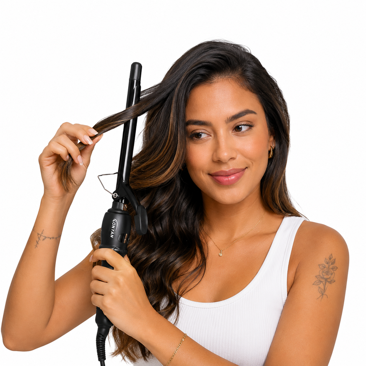Modelador de Cachos Profissional LONYAN 9mm e 13mm Cerâmico Bivolt