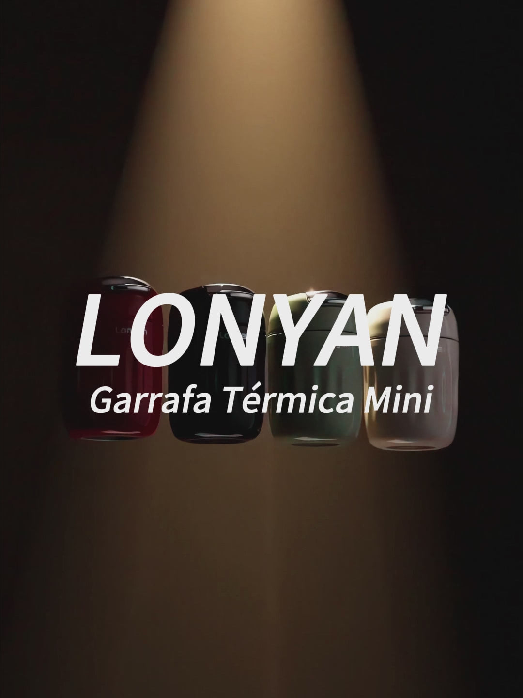 Copo Térmico LONYAN 220ml Mantém Quente e Frio Dupla Camada Aço Inox