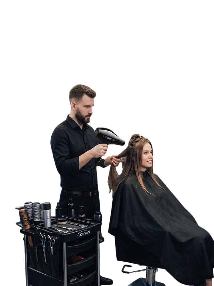 Secador de Cabelo LONYAN 8020 800W Íons Negativos com Difusor