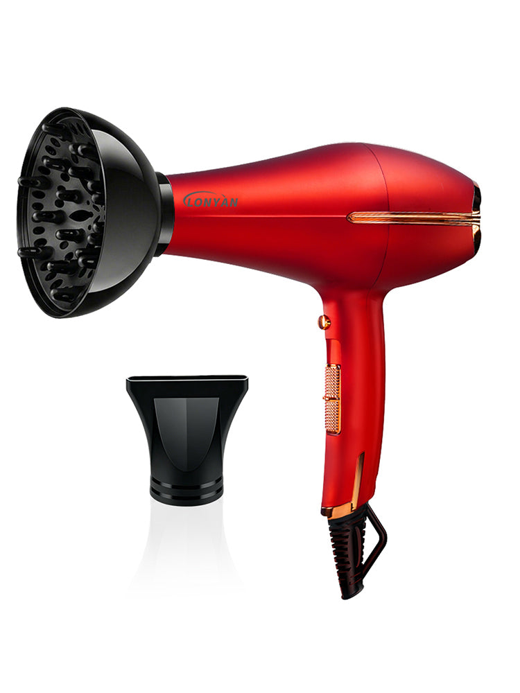 Secador de Cabelo Profissional LONYAN T33 2500W com Concentrador