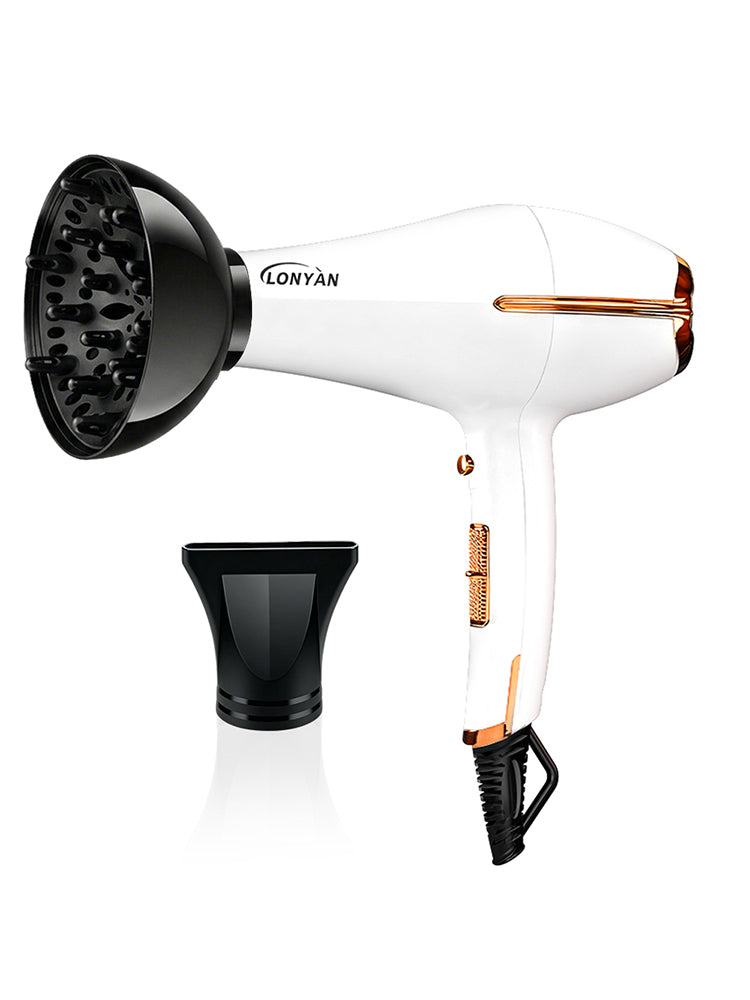 Secador de Cabelo Profissional LONYAN T33 2500W com Concentrador